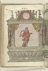 Szene mit der Personifikation der Milde (Clementia), 1578