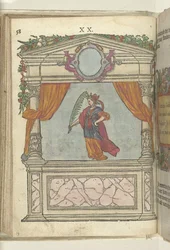 Szene mit der Personifikation des Sieges (Palmaris), 1578