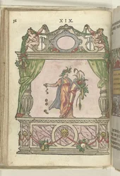 Szene mit der Personifikation der Freigebigkeit (Liberalitas), 1578