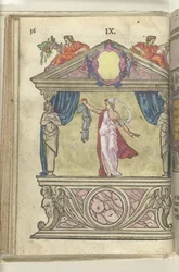 Szene mit Personifikation der Großmut (Magnanimitas), 1578