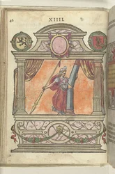 Szene mit Personifikation der Stärke (Fortitudo), 1578