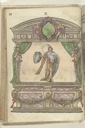 Szene mit Personifikation der Vorsicht (Prudentia), 1578