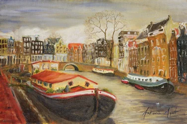 Rotes Hausboot, Amsterdam, 1999