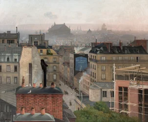 Paris von Montmartre aus gesehen, 1887