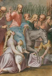 Apsis, Einzug Jesu in Jerusalem 1582-84, Detail
