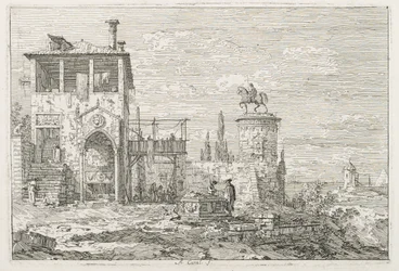 Ansichten: Das Reiterdenkmal
