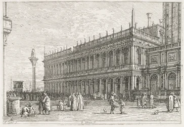 Ansichten: Die Bibliothek, Venedig