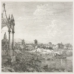 Ansichten: Das Grab eines Bischofs, 1735-1746