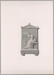 Grabdenkmal von Prinz Wilhelm von Oranien-Nassau, aus Oeuvre de Canova