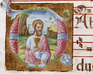 Der Heilige Johannes der Evangelist (Detail)
