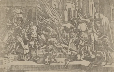 Verbrennung einer Leiche, 1540-45