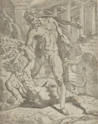 Herkules und Cacus, 1540-45