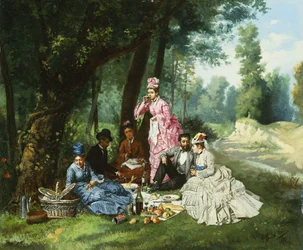 Das Picknick, 1874