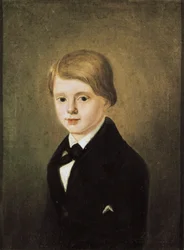 Porträt des jungen Emilio Castelar (1832-1899)
