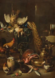 Die Speisekammer, wahrscheinlich ca. 1650-1660