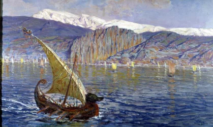 Der Libanon vom Meer aus