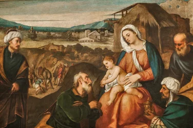 Anbetung der Könige (Detail)