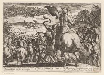 David tötet Goliath