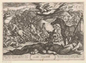 Der Todesengel besiegt die Armee von Sanherib