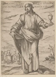 Der heilige Johannes (Qui conceptus est de spiritu sancto natus ex Maria virgine) (Christus, Maria und die Apostel)