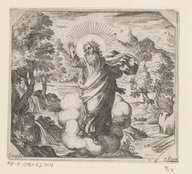 Gott erschafft Pflanzen und Bäume