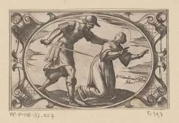 Die heilige Columbina, Tochter des heiligen Austerius