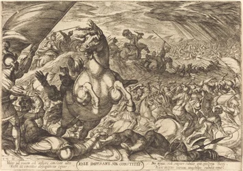 Josua befiehlt der Sonne stillzustehen