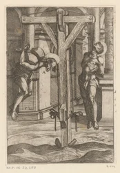 Kreuzigung Martyrien christlicher Märtyrer (Serientitel) Varia tormentorum et supplicioru crudelium (...) (Serientitel)