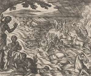 Tafel 7: Die Sintflut, aus Ovids 