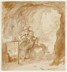 St. Antonius mit dem Eber
