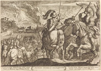 Die Ägypter verfolgen die Israeliten