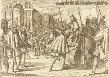 Triumphaler Einzug von Margarete von Österreich