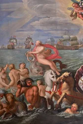 Detail aus dem Zeichensaal der Königin