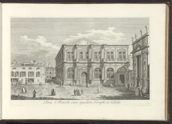 Ansicht des Campo San Rocco in Venedig