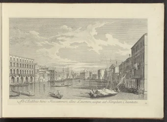 Ansicht des Canal Grande in Venedig