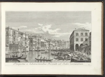 Ansicht des Canal Grande in Venedig