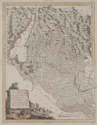 Die Region Verona mit dem Bezirk Cologna, 1783