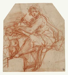 Correggio - Heiliger Matthäus, 91.GB.4