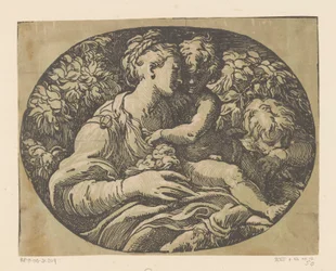 Maria mit Kind und Johannes dem Täufer