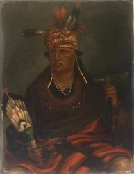 Chetan-woa-kutoa-mang (Der Falke, der zu Fuß jagt)
