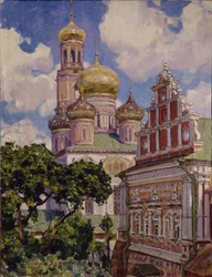 Wolken und goldene Kuppeln. Das Simonov-Kloster, 1927