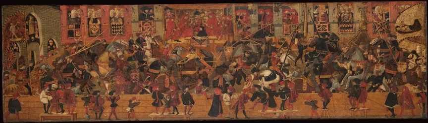 Turnier auf dem Platz von Santa Croce, Florenz