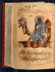 Aristoteles (384-322 v. Chr.) und Alexander der Große (356-323 v. Chr.) aus 