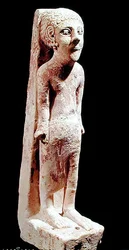 Statuette mit ägyptischem Einfluss, aus Amman, 900-500 v. Chr.