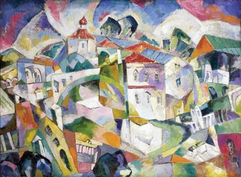 Kubistische Landschaft, ca. 1910