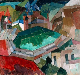 Stadt im Süden Russlands, um 1914-16