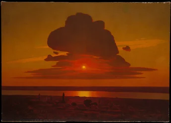 Roter Sonnenuntergang am Dnjepr, 1905-1908