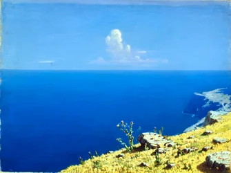 Das Meer auf der Krim, um 1860-1900