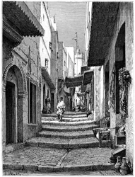 Altstadt, Algier, um 1890