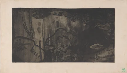 Dekoration der Bretagne - Bretoninnen am Meer c.1894